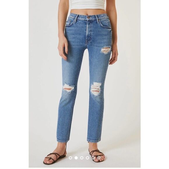 MOTHER The Insider Mid-Rise Ankle Jeans 26” - Picture 3 of 10